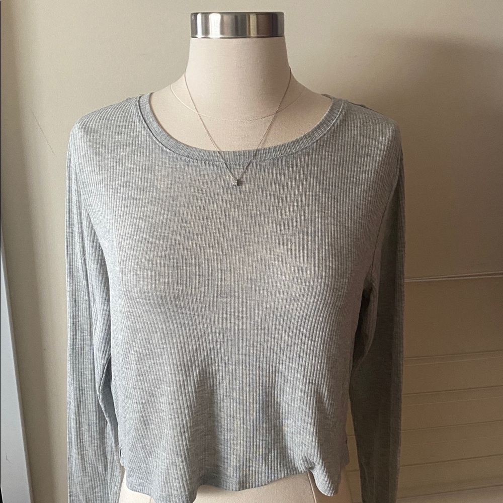 H&M long sleeve Crop Top
